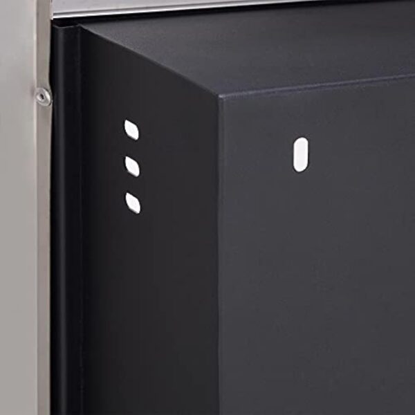 HOMCOM Cheminée bioéthanol Murale encastrable brûleur 1.5 L, Environ 3 h de durée de Combustion 80L x 14l x 54H cm Couverture 25-30 m² Acier INOX – Image 8