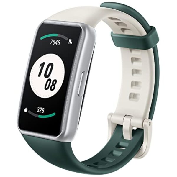 HONOR Band 7 Smartwatch Grand écran AMOLED de 1,47 Pouces, 14 Jours de Surveillance de la fréquence Cardiaque SpO2, du Sommeil et du Stress, 96 Modes d'entraînement, 5ATM Tracker d'activité, Vert – Image 2