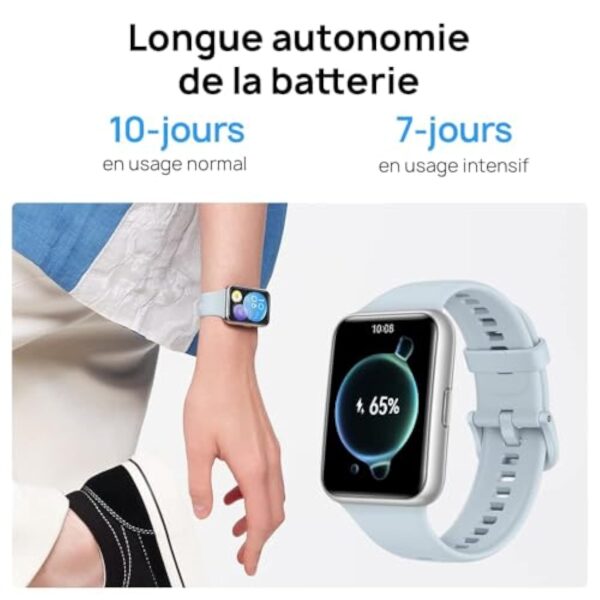 HUAWEI Watch FIT 2 SmartWATCH, écran 1,74' FullView, appels Bluetooth, Gestion de la santé, Longue durée de Vie de la Batterie, entraînement Rapide animé, Capture SpO2, Garantie 38 Mois, Noir – Image 5