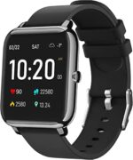 IDEALROYAL Montre Connectée Homme Femmes, Smartwatch Intelligente Montre Sport Podomètre Moniteur de Sommeil Cardiofréquencemètre Montre Étanche pour iOS Android 1,4 Pouces Bracelet Connecté