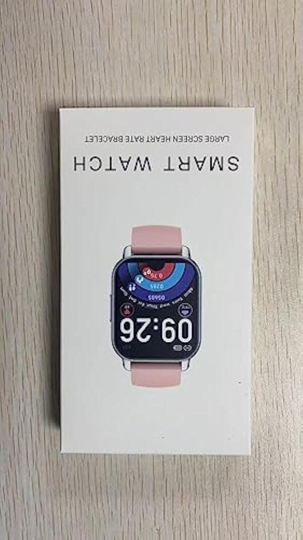 IDEALROYAL P66 Montre Connectée Homme Femme avec Appel Bluetooth, 1,85" HD Smartwatch Sport Podomètre Cardiofrequencemetre Tension Arterielle, IP68 Etanche Smart Watch pour iOS Android – Image 10