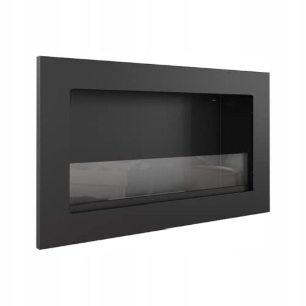 KRATKI Golf 2 Cheminée Murale en bioéthanol pour intérieur en Acier revêtu par Poudre avec vitrage 36 x 62 cm 0,2 l – Image 6