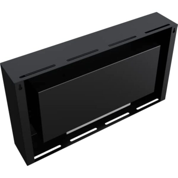 KRATKI Golf Flat Cheminée bioéthanol intérieure Biocontainer Mural 0,4 l Acier Enduit de Poudre certifié TÜV Ligne de Longueur de feu 21 cm 37 x 64 cm – Image 7
