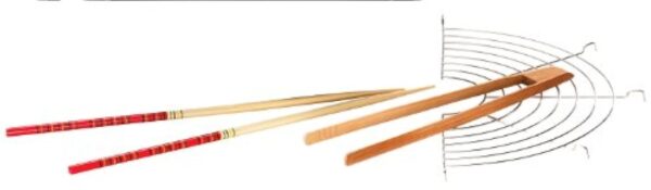 Karcher Wok Mai-Lin (fonte d'aluminium, Ø 36 cm, revêtement antiadhésif Durit-Select, couvercle en verre et accessoires inclus) en noir – Image 4