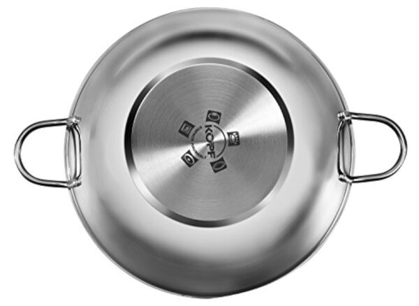 Kopf 125419 Wok Josie, Ø 32 cm, inox, avec couvercle en verre – Image 3