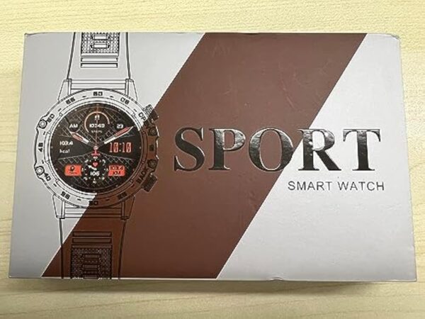 LEMFO Montre Connectée Homme,120+ Modes Sportifs ,1.39" HD 360 * 360 Smartwatch avec Appels Bluetooth, avec Moniteur Fréquence/SPO2,Cardiaque Tensiomètre,pour Android iOS(2 Bracelets) – Image 8