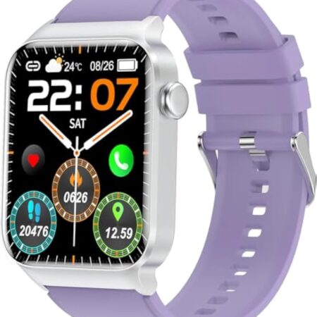 Montre Connectée Homme Femme, 1.85" HD Smartwatch avec Appel Bluetooth,113 Modes Moniteur Sommeil Cardiofréquencemètre, Podometre Calories Montre Intelligente Bracelet Etanche IP68 pour Android iOS