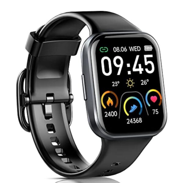 Montre Connectée Homme, 1.69" Montre Femme Smart, 25 Modes Sportifs Smartwatch Sport avec De Fréquence Cardiaque Sommeil Moniteur, Réveil, Notifications, Etanche IP68 Montre Intéligente pour Android – Image 2