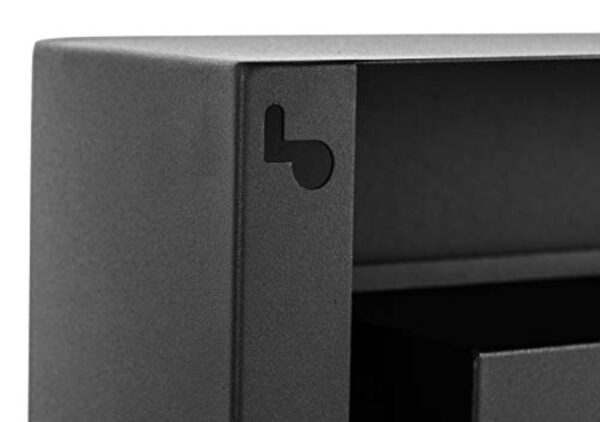 Nice-House Box Cheminée au bioéthanol avec panneau en verre Noir 900 x 400 mm – Image 6