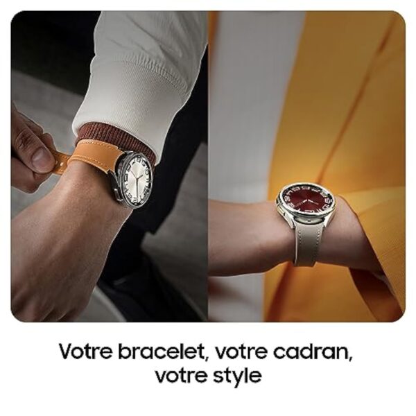 Samsung Galaxy Watch6 Classic Montre Connectée avec Chargeur, Suivi de Santé, Suivi Sportif,  Charge rapide, Bluetooth, 43mm, Noir, Exclusivité Amazon Version FR – Image 10
