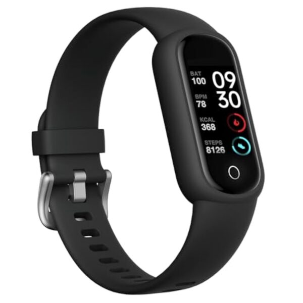 TOOBUR Montre Connectée Femme Homme, Bracelet Connecté avec 14 Sports, Podomètre, Cardiofrequencemètre, Surveillance du Sommeil, Étanche IP68, Calories, Smartwatch Compatible avec iOS et Android – Image 2