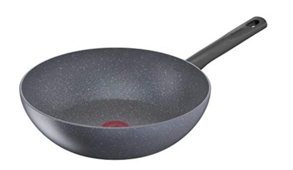 Tefal Tefal Natural On Poêle Wok 28 cm, Aluminium, Gris Lavinia, Wok – Image 2