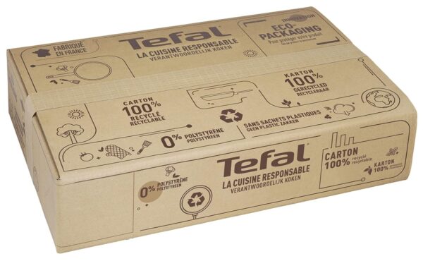 Tefal Tefal Natural On Poêle Wok 28 cm, Aluminium, Gris Lavinia, Wok – Image 9