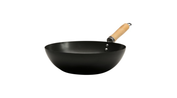WO K diamètre de  28 cm en acier au carbone revêtement antiadhésif double couche – Image 3