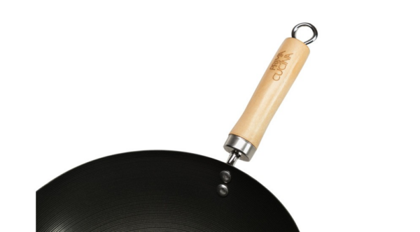 WO K diamètre de  28 cm en acier au carbone revêtement antiadhésif double couche – Image 4