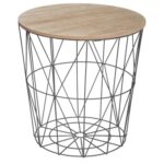 Atmosphera - Table d'appoint Kumi Noire D40 cm
