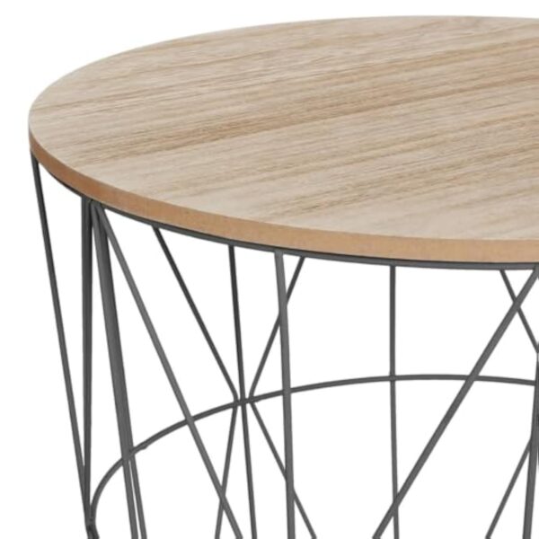 Atmosphera - Table d'appoint Kumi Noire D40 cm – Image 3