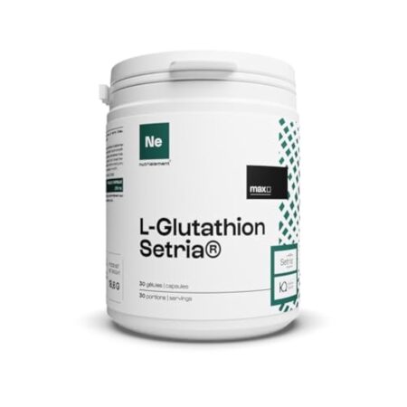 Glutathion Setria® - 30 gélules - Antioxydant - Kyowa Quality® - Forme Brevetée - Vegan | Nutrielement By Nutrimuscle