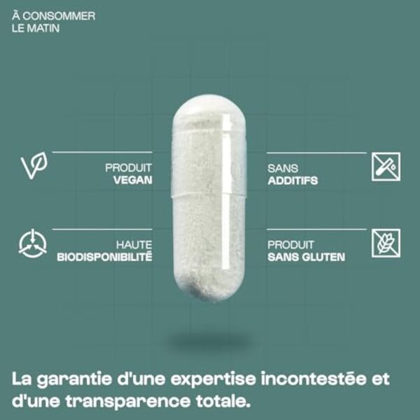 Glutathion Setria® - 30 gélules - Antioxydant - Kyowa Quality® - Forme Brevetée - Vegan | Nutrielement By Nutrimuscle – Image 6