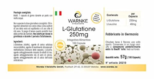L-Glutathion 250mg - 100 gélules | Herba Direkt - Qualité des pharmacies allemandes – Image 7