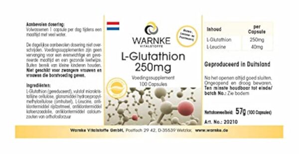 L-Glutathion 250mg - 100 gélules | Herba Direkt - Qualité des pharmacies allemandes – Image 8