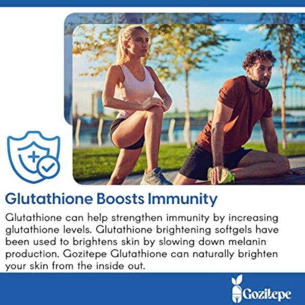 Liposomal Glutathion réduit 2000 mg par portion | Supplément de Glutathion avec Acide Hyaluronique + Peptide de collagène + Resvératrol pour un Puissant Antioxydant (60 unité (Lot de 3)) – Image 7