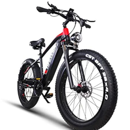 Lohang Vélo électrique Adulte, Moteur Haute fréquence sans balais, Batterie Amovible 48 V 18 Ah, portée maximale 45-90 km, pneus Tout Terrain 26 Pouces, vélo de Montagne Unisexe