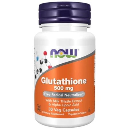 N.Foods Glutathion 500 mg (30 gélules végétales) Neutralisant les radicaux libres