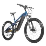 PULUMA PH001 Vélo électrique de montagne électrique de 27,5" avec batterie Panasonic 48 V 20 Ah avec pneus à assistance au pédalage 69,5 x 6,8 cm, freins à disque hydrauliques, cadre en alliage