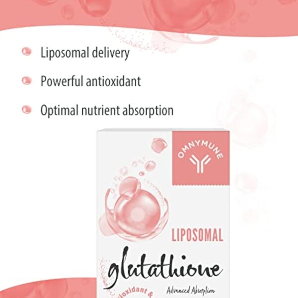 Supplément de glutathion liposomal 1000mg, capsules molles de glutathion réduit avec vitamine C, sans gluten, sans OGM et meilleure absorption, 180 gélules – Image 8