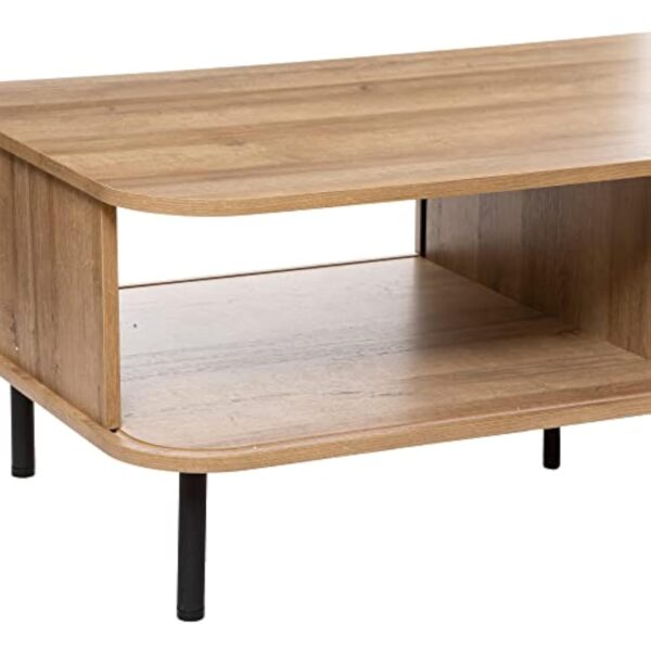 Table Basse 2 Portes Colva - Naturel - Bois - Atmosphera créateur d'intérieur – Image 3