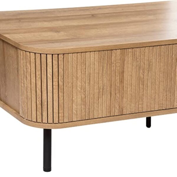 Table Basse 2 Portes Colva - Naturel - Bois - Atmosphera créateur d'intérieur – Image 8