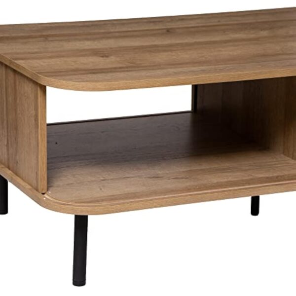 Table Basse 2 Portes Colva - Naturel - Bois - Atmosphera créateur d'intérieur – Image 9