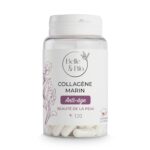ANTI-ÂGE & TONICITÉ DE LA PEAU - Collagène Marin 90% protéines actives - Vitamines C et E et SELENIUM - 120 gélules - Cure 2 mois - Complément Alimentaire BELLE&BIO - Fabriqué en France
