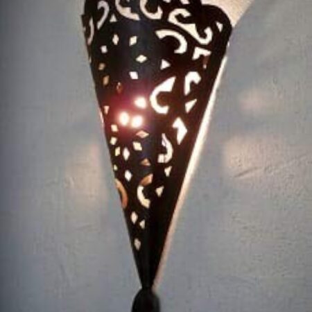 Applique murale fer forgé Marocaine lampe lanterne lustre M15 photophore orientale