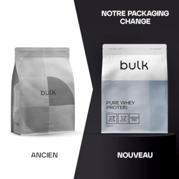 Bulk Protéine Whey en Poudre, Vanille, 1kg – Image 3