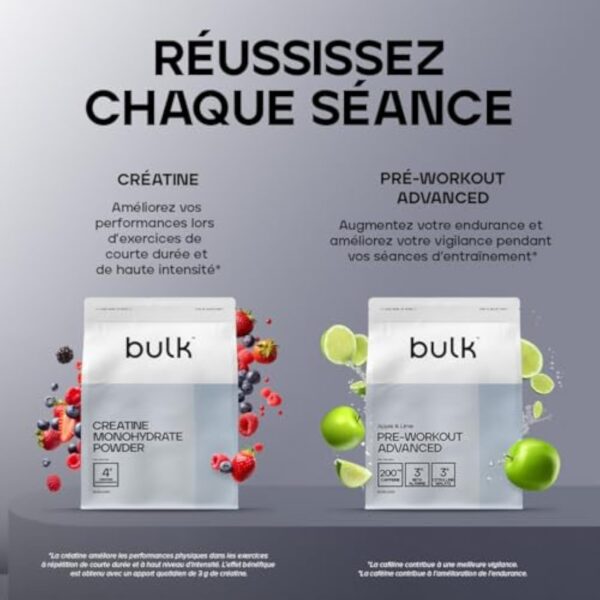 Bulk Protéines véganes en poudre, Vanille, 1 kg, Formule Nouvelle & Améliorée – Image 7