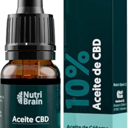 CBD Huile de Chanvre 10% | Formule Riche en Omega 3, 6, 9 | 100% Naturel (1000 mg)