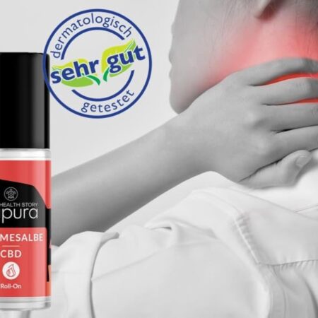 CBD Pommade à bille avec arnica, griffe du diable et hyaluron – Complexe intense triple – Pommade chauffante extra forte