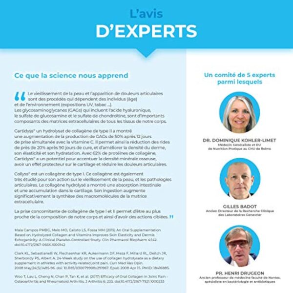COLLAGENE MARIN - Type 1 & 2 BREVETÉ Pur et Naturel - Vitamines A, C & E Végétales - Nutrimea - Hydratation de la Peau - Protège Os et Articulations - 900 mg - 90 Gélules - Fabriqué en France – Image 7