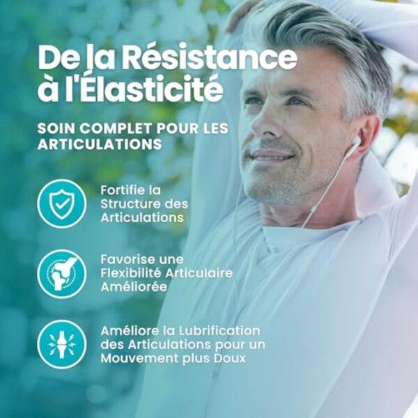 COLLAGÈNE MARIN BREVETÉ 2000mg - Type 1&2 Collyss® & Cartidyss® - 180 comprimés - Collagène marin avec acide hyaluronique - avec vitamine C - Formule efficace - Qualité supérieure - Vitastrong – Image 6