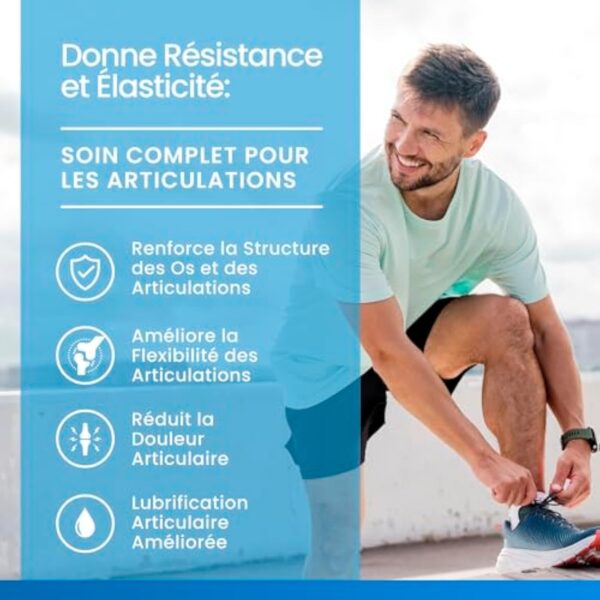 COLLAGENE et ACIDE HYALURONIQUE Vitastrong - 2000mg Collagène COLLinstant® avec Biotine, Coenzyme Q10, Zinc, Sélénium, Vitamine C, Vitamine D - Formule Efficace - Qualité Premium – Image 5