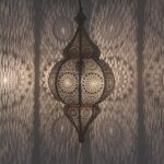 Casa Moro Hayat LN2030 - Lampe orientale - Hauteur : 54 cm - Style marocain - Style bohème chic - Pour chambre d'enfant ou chambre à coucher - Fabriquée à la main