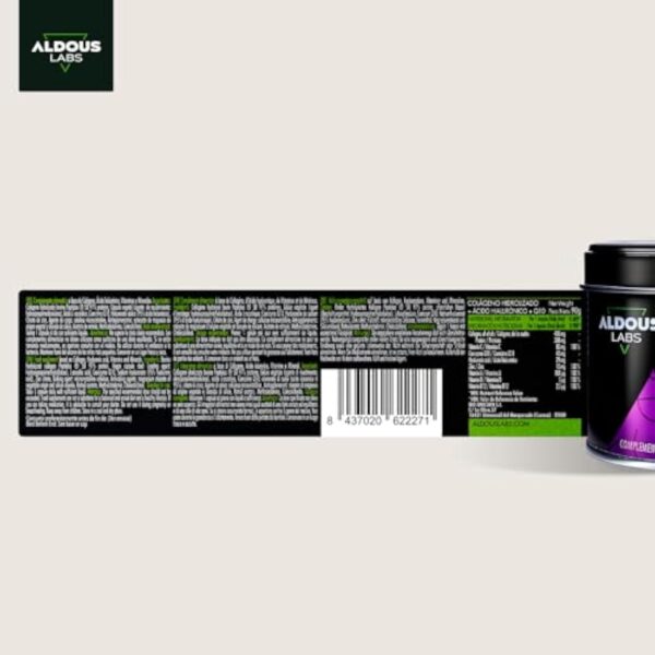 Collagene et Acide Hyaluronique | 120 Gélules | Peptide de Collagene | Collagene Hydrolysé + Acide Hyaluronique + Coenzyme Q10 + Vitamines A, C, D, B12 + Zinc | Peau, Os, Articulations | Anti-âge – Image 7