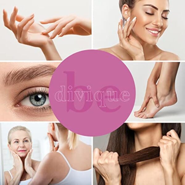 Divique poudre de collagène [500g] - premium multicollagène de type 1, 2, 3, 5, 10-100% peptides de collagène - 10 000 mg de collagène par jour - insipide, soluble, sans additifs – Image 7
