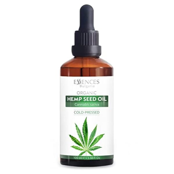Essences Bulgaria Huile de Graines de Chanvre Bio 100 ml | Huile Pressée à Froid 100% Naturelle | Qualité Thérapeutique | Ferme Familiale | Huile de Base de Massage | Hydratant Naturel – Image 4