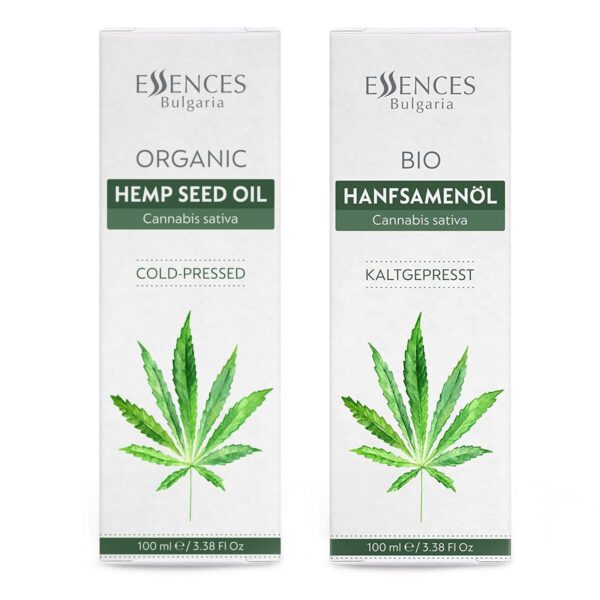 Essences Bulgaria Huile de Graines de Chanvre Bio 100 ml | Huile Pressée à Froid 100% Naturelle | Qualité Thérapeutique | Ferme Familiale | Huile de Base de Massage | Hydratant Naturel – Image 10
