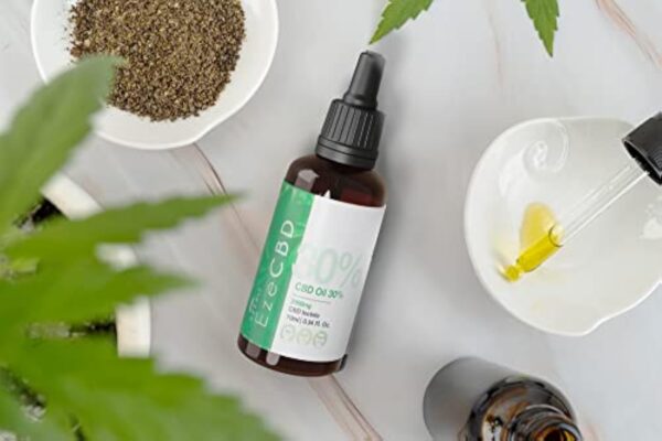 Ezero Huile Cbd 30% Premium 3000 Mg Biologique Pure - Huile De Chanvre - Huile De Cdb - Hemp Oil - Certifié Bio, Naturel Et Végane - 10 Ml – Image 7