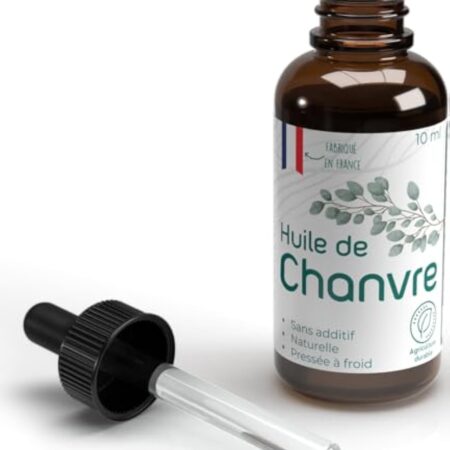 Huile de chanvre Bio | 100% graines de chanvre | Hemp oil | Haute qualité et efficacité | Conditionné en France
