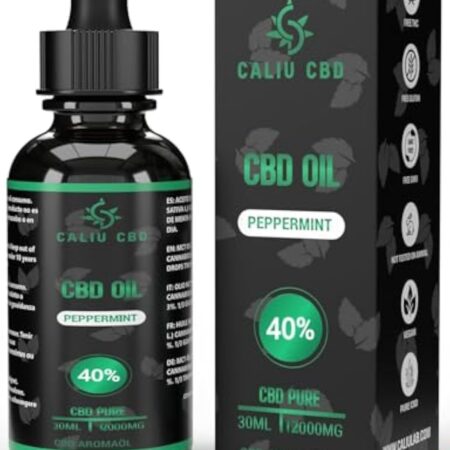 | Huile de graines chanvre | 40% 12000mg 30ML | À l'extrait de menthe | Huile de MENTHE | Fabriqué dans l'UE | 0% THC 1200 gouttes | Huile de graines de cannabis. Huile de chanvre